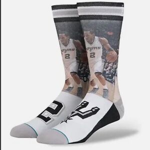 Kawhi Leonard San Antonio Spurs Stance Socks